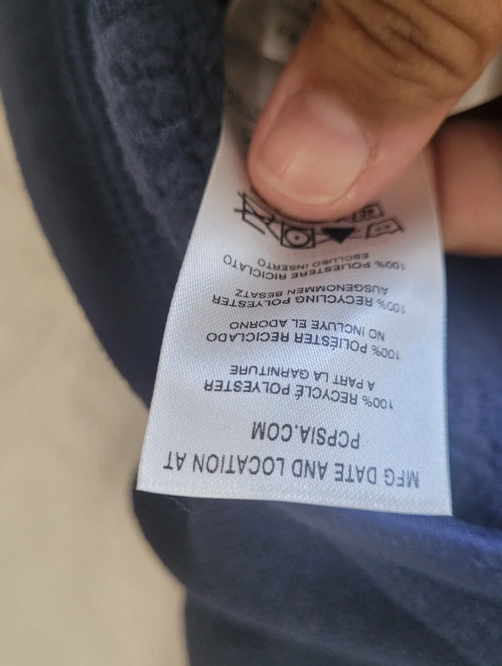Patagonia Jacket Kids Small (7-8) Blue Well Worn Fleece Full Zip Pockets